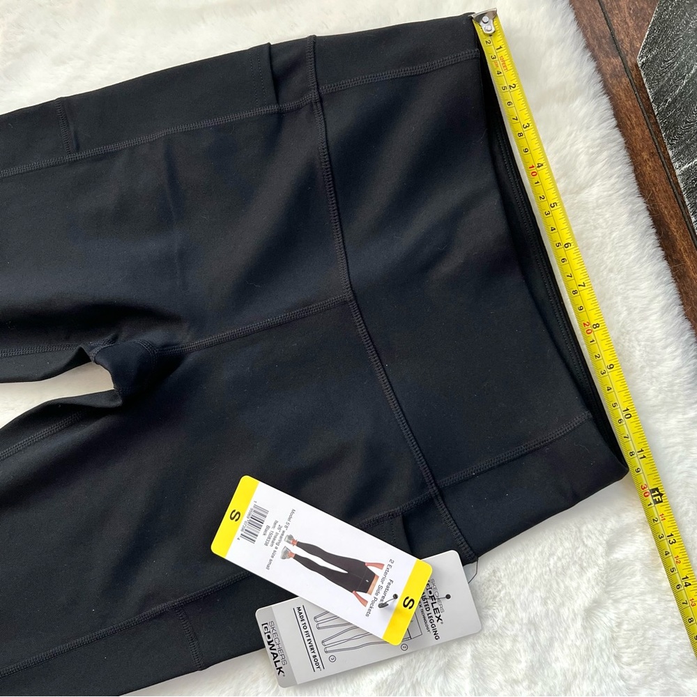 Skechers GoWalk GoFlex High Waisted Leggings Black Size Small NWT - Picture 13 of 15